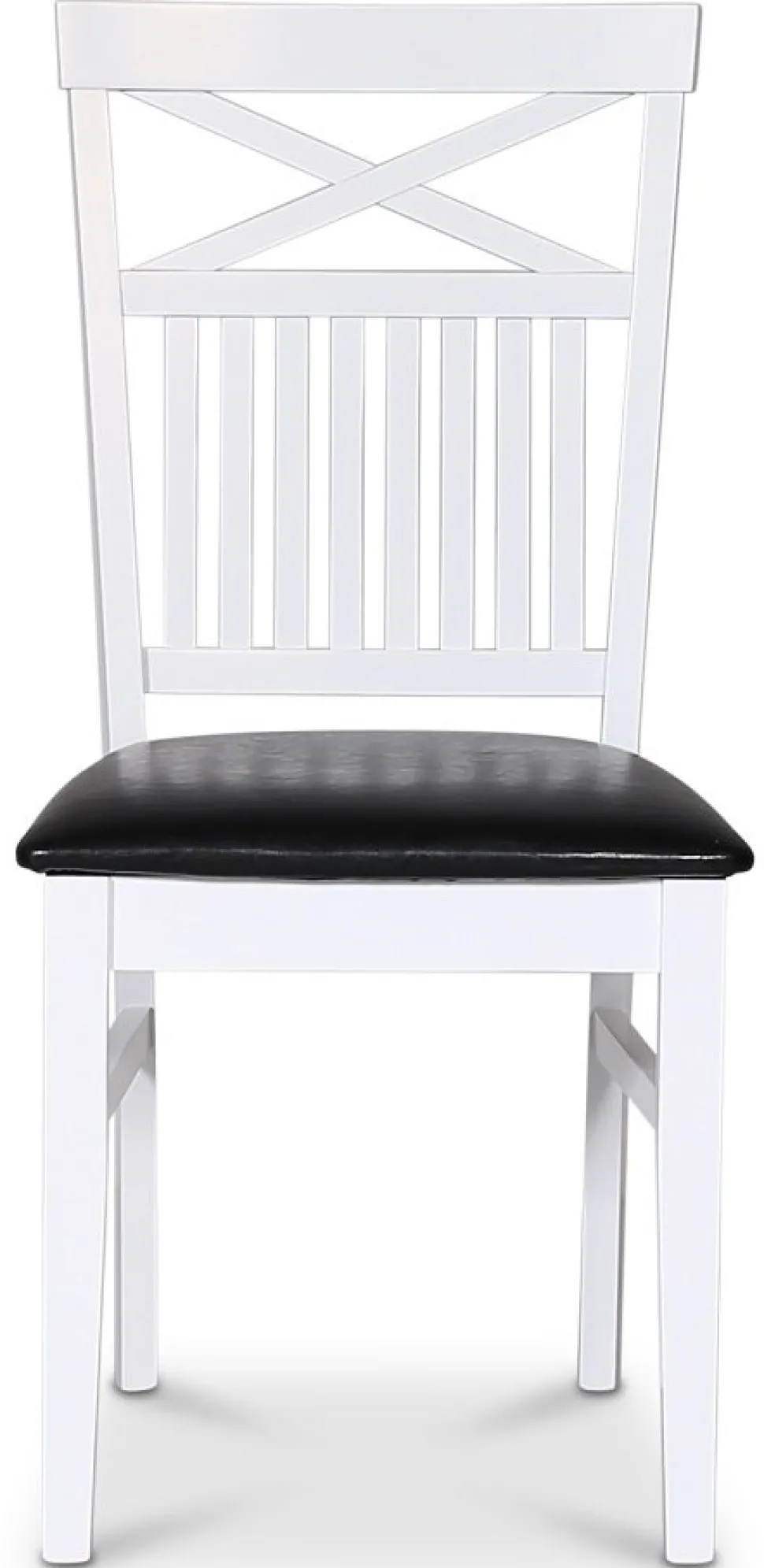 Stol med kryss i rygg och svart sits + Fläckborttagare för möbler
