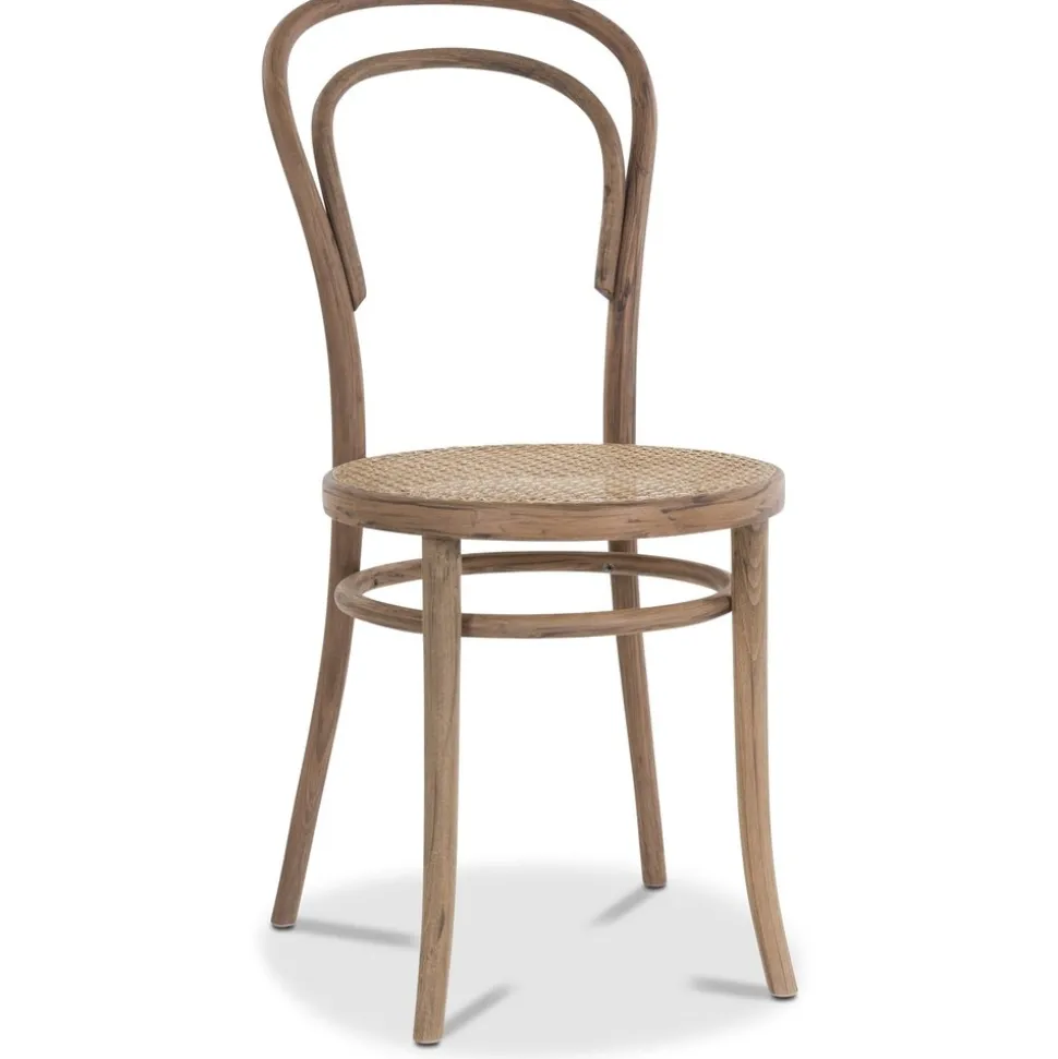 Stol med rottingsits No 14 + Möbeltassar