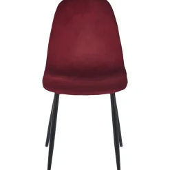 Stol vinröd sammet - Carisma + Möbeltassar