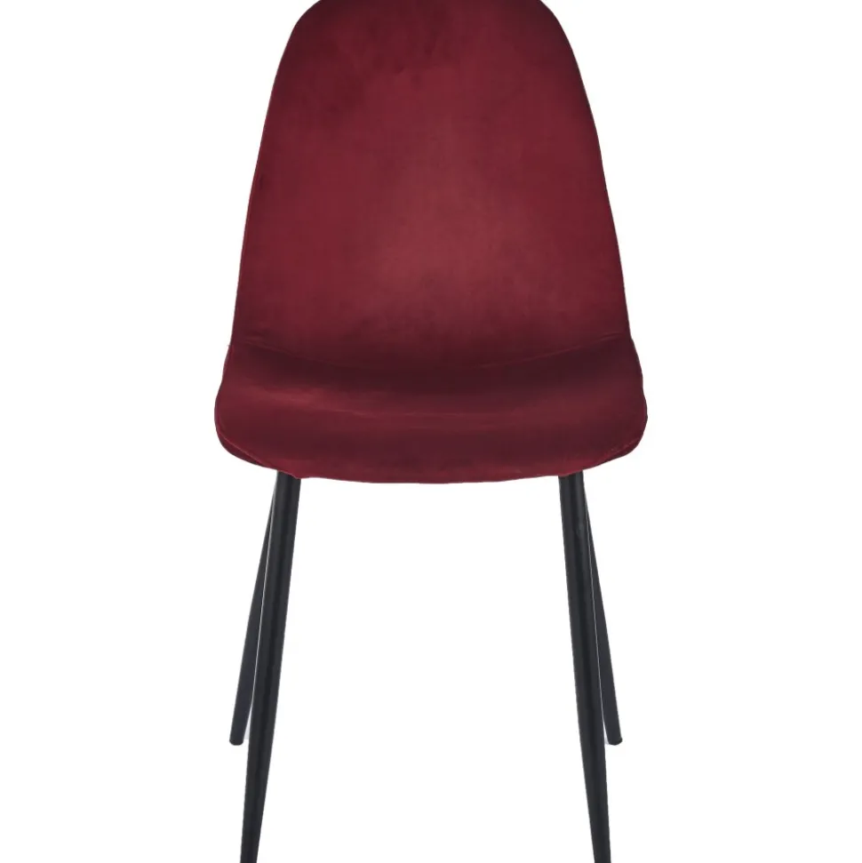 Stol vinröd sammet - Carisma + Möbeltassar