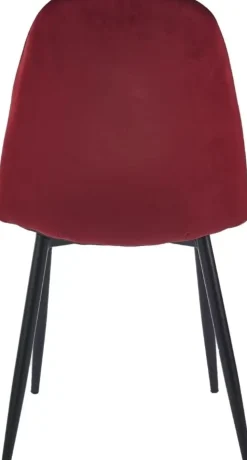 Stol vinröd sammet - Carisma + Textilrengöring för möbler
