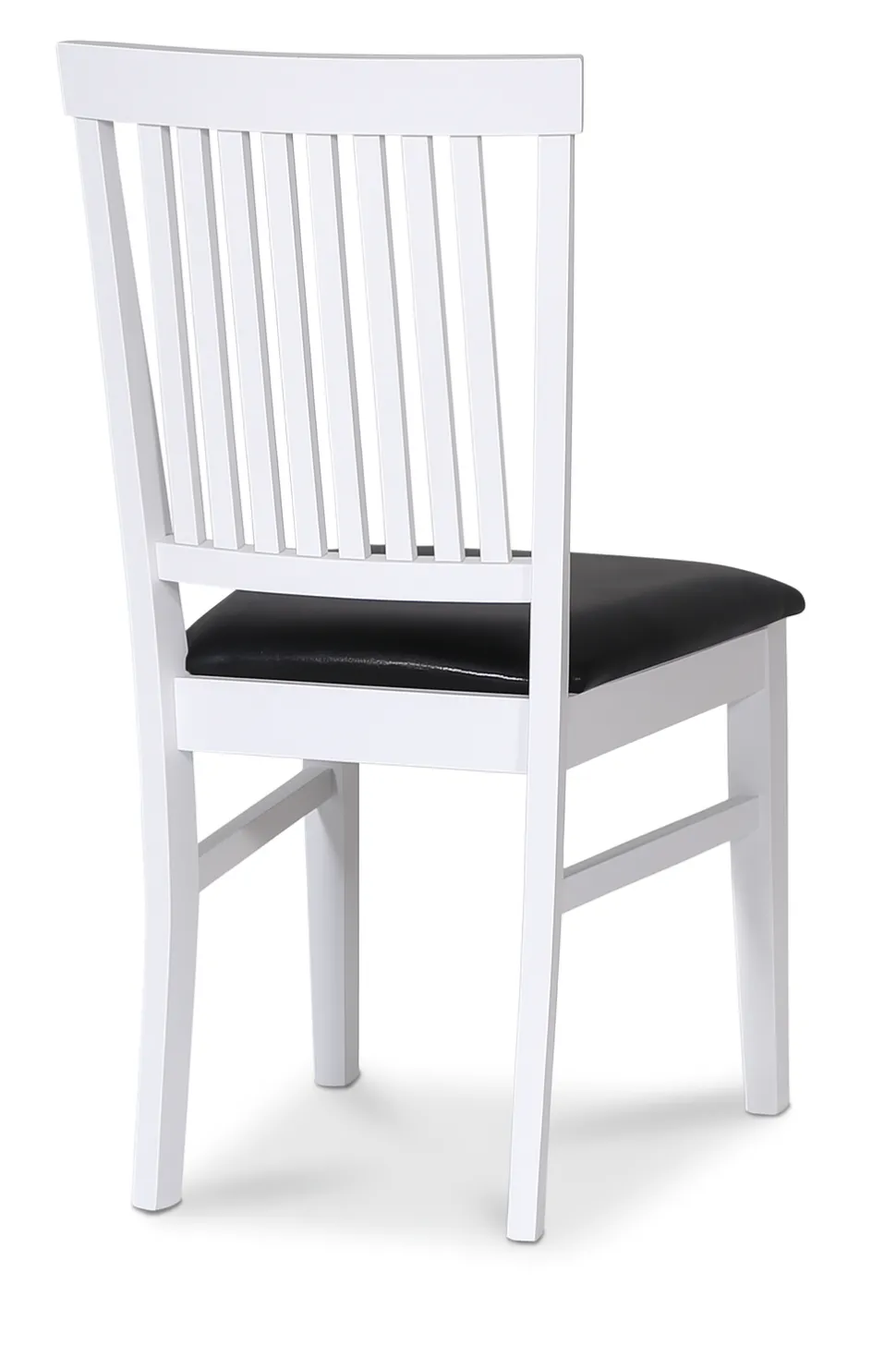 Stol vit med svart sits - Fårö