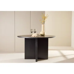 Strada matbord 120-170 x 120 cm - Svart