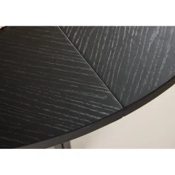 Strada matbord 120-170 x 120 cm - Svart