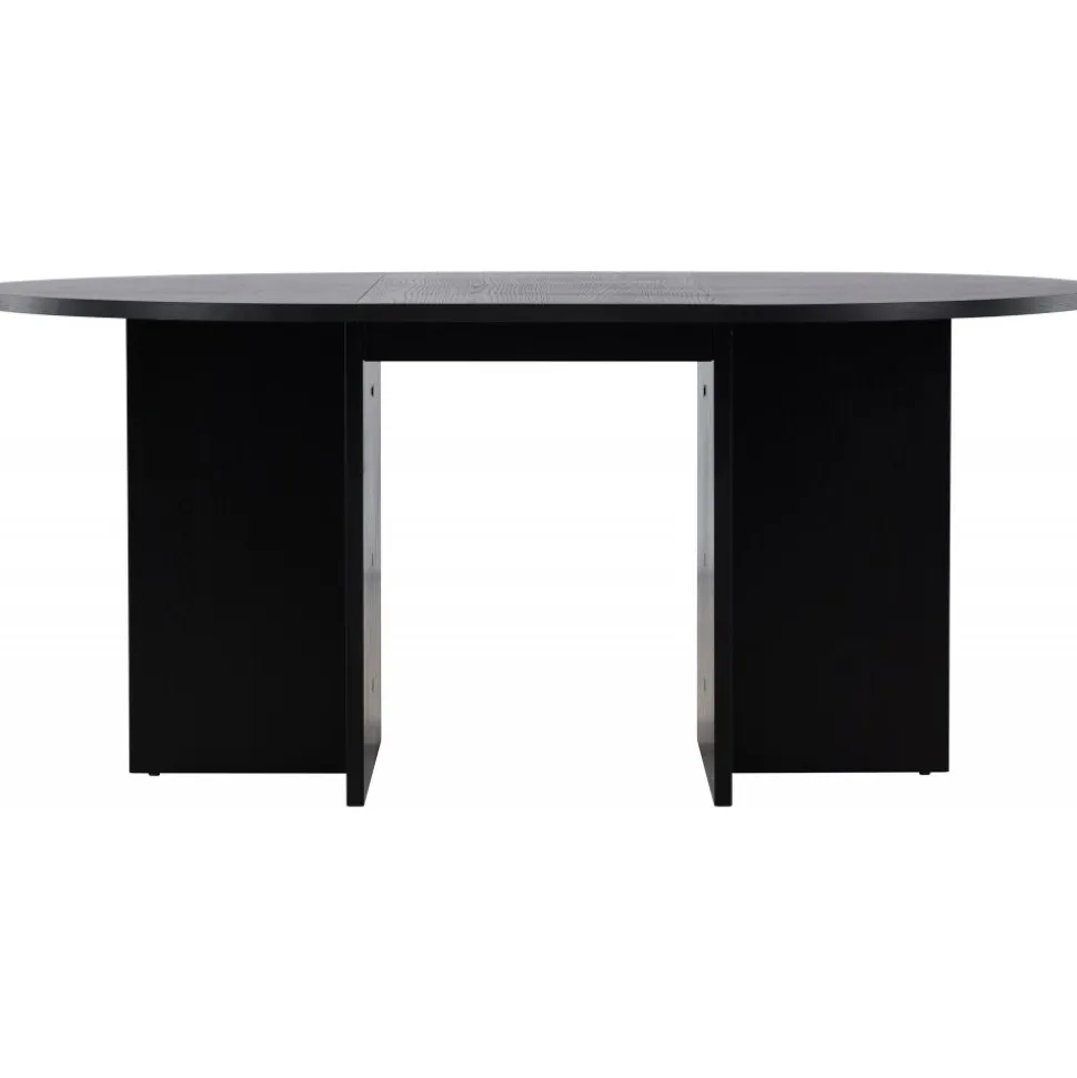 Strada matbord 120-170 x 120 cm - Svart