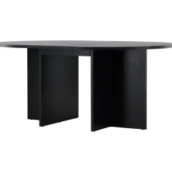 Strada matbord 120-170 x 120 cm - Svart