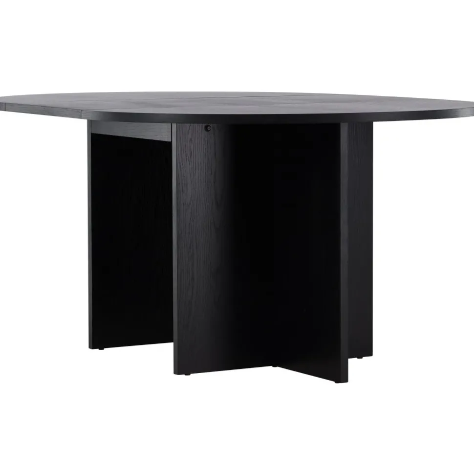 Strada matbord 120-170 x 120 cm - Svart