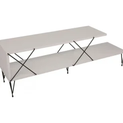 Street TV-bänk - Vit