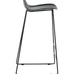 Svall barstol - Svart plast