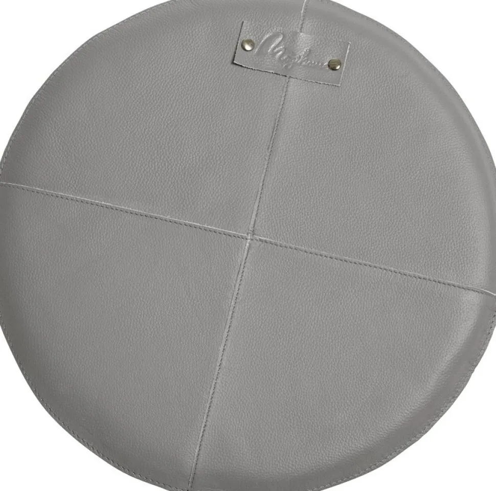 Svea stolsdyna läder - Grå