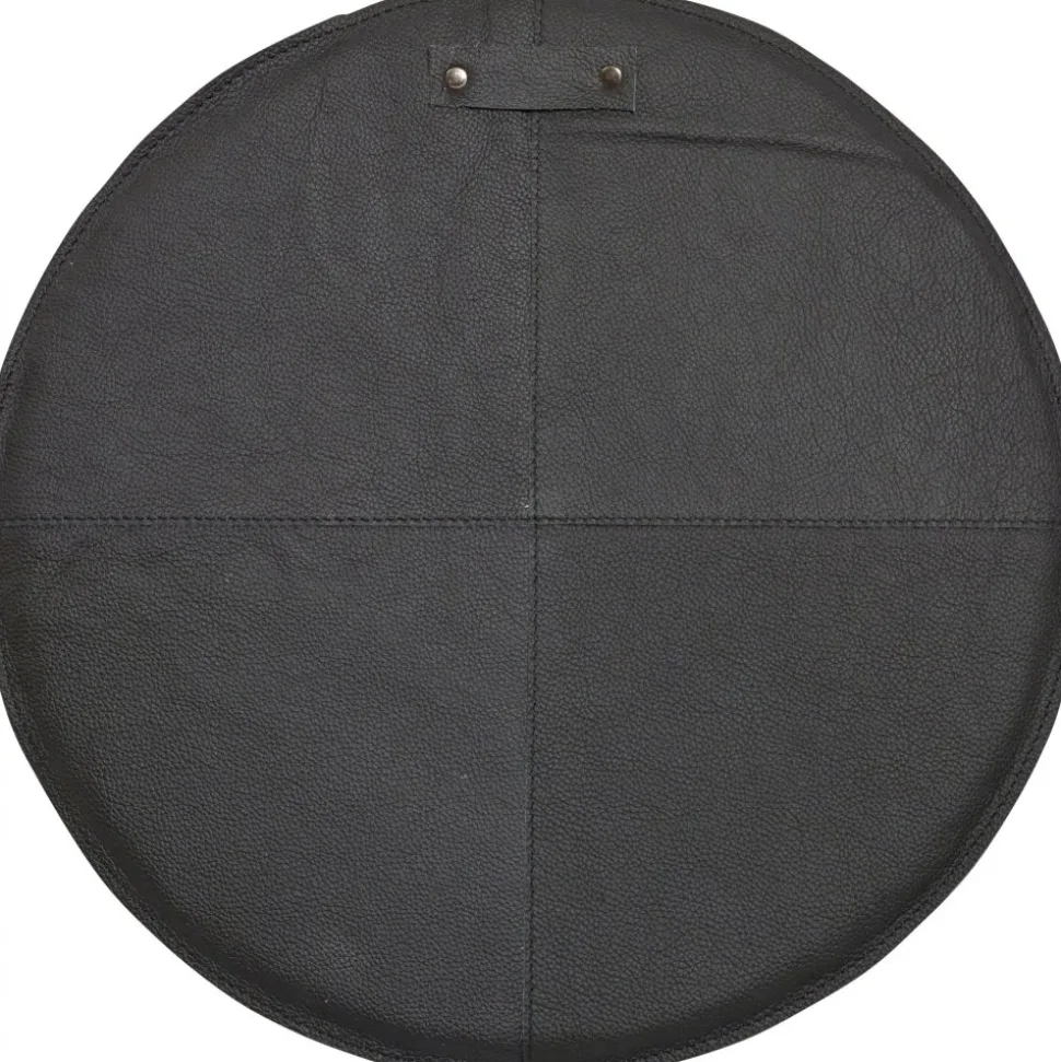 Svea stolsdyna läder - Svart