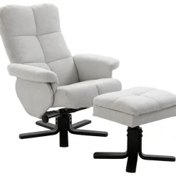 Sven reclinerfåtölj - Svart/Greige