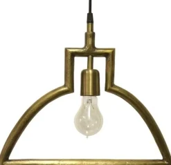 Taklampa i mässing vintage