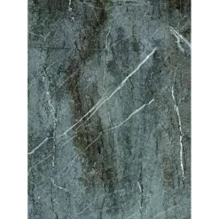 Tamara komplett kök 240 cm - Grå marmor/svart/grå