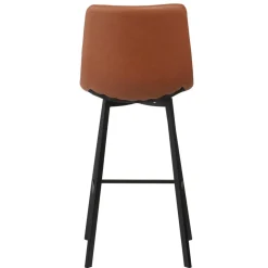 Tampa barstol - Brun PU/svart