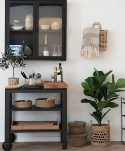 Taormina serveringsvagn - Svart