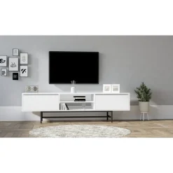 Tauber TV-bänk - Vit