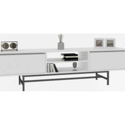 Tauber TV-bänk - Vit