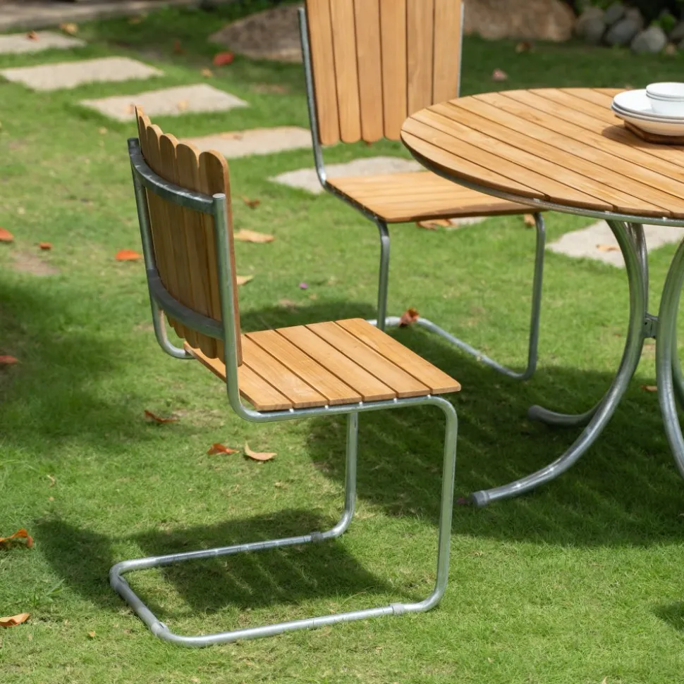 Teakbord Ø110 cm - Möllan