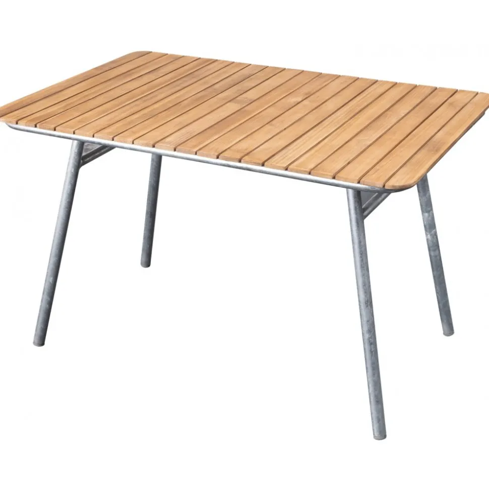 Teakbord 120x80cm - Möllan + Textilskydd för utemöbler