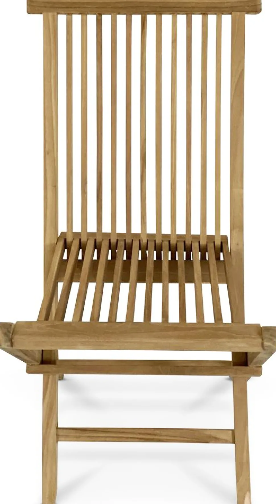 Teakstol hopfällbar - Saltö + Textilrengöring för möbler