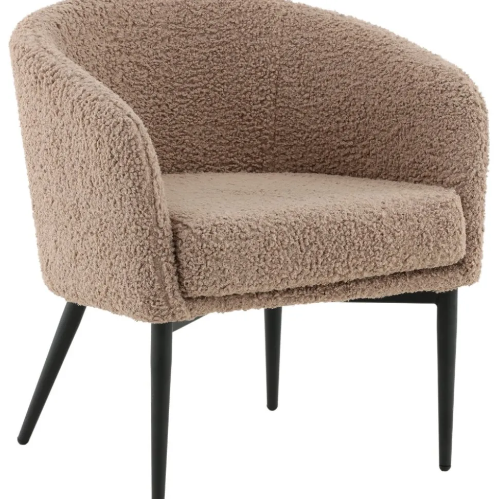 Teddy fåtölj - Brun teddy + Fläckborttagare för möbler