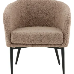 Teddy fåtölj - Brun teddy + Fläckborttagare för möbler