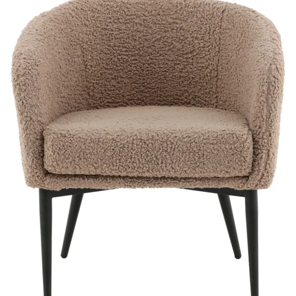 Teddy fåtölj - Brun teddy + Fläckborttagare för möbler