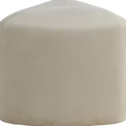 Tee sittpuff - Beige sammet