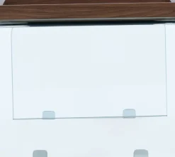 Telemark soffbord 110 x 50 cm - Transparent/Valnöt