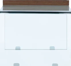 Telemark soffbord 110 x 50 cm - Transparent/Valnöt