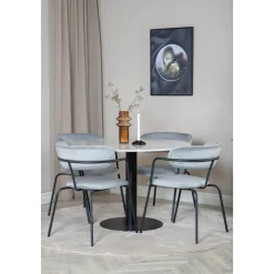 Tell karmstol - Grå