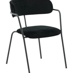 Tell karmstol - Svart