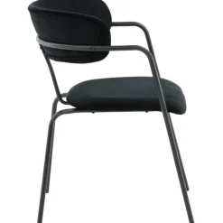 Tell karmstol - Svart