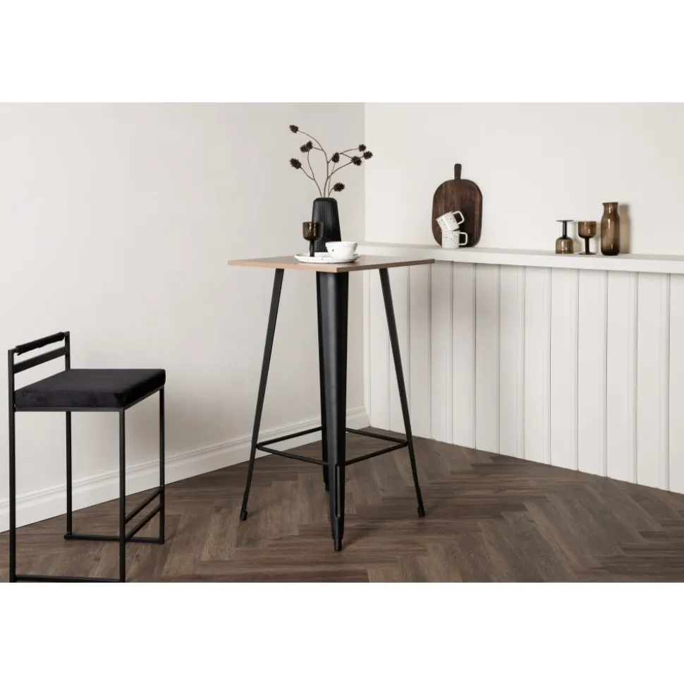 Tempe barbord 60 x 60 cm - Valnöt