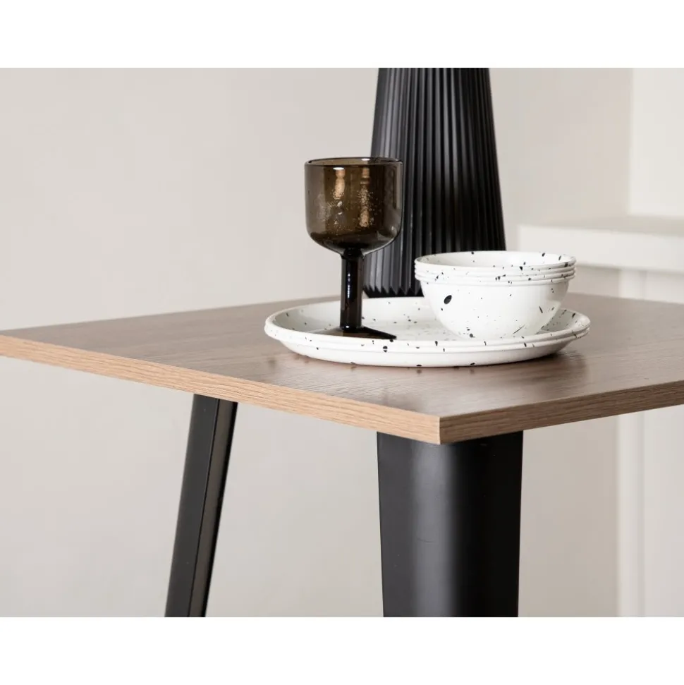 Tempe barbord 60 x 60 cm - Valnöt