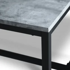 Texas matgrupp med 8 st Texas matstolar Brun PU + Texas matbord betong 200x100 cm + 8.00 x Stolsdyna