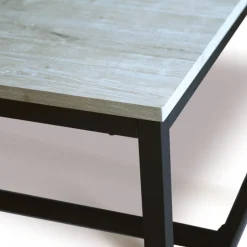 Texas matgrupp med 6 st Texas matstolar Svart PU + Texas matbord whitewash 180x90 cm