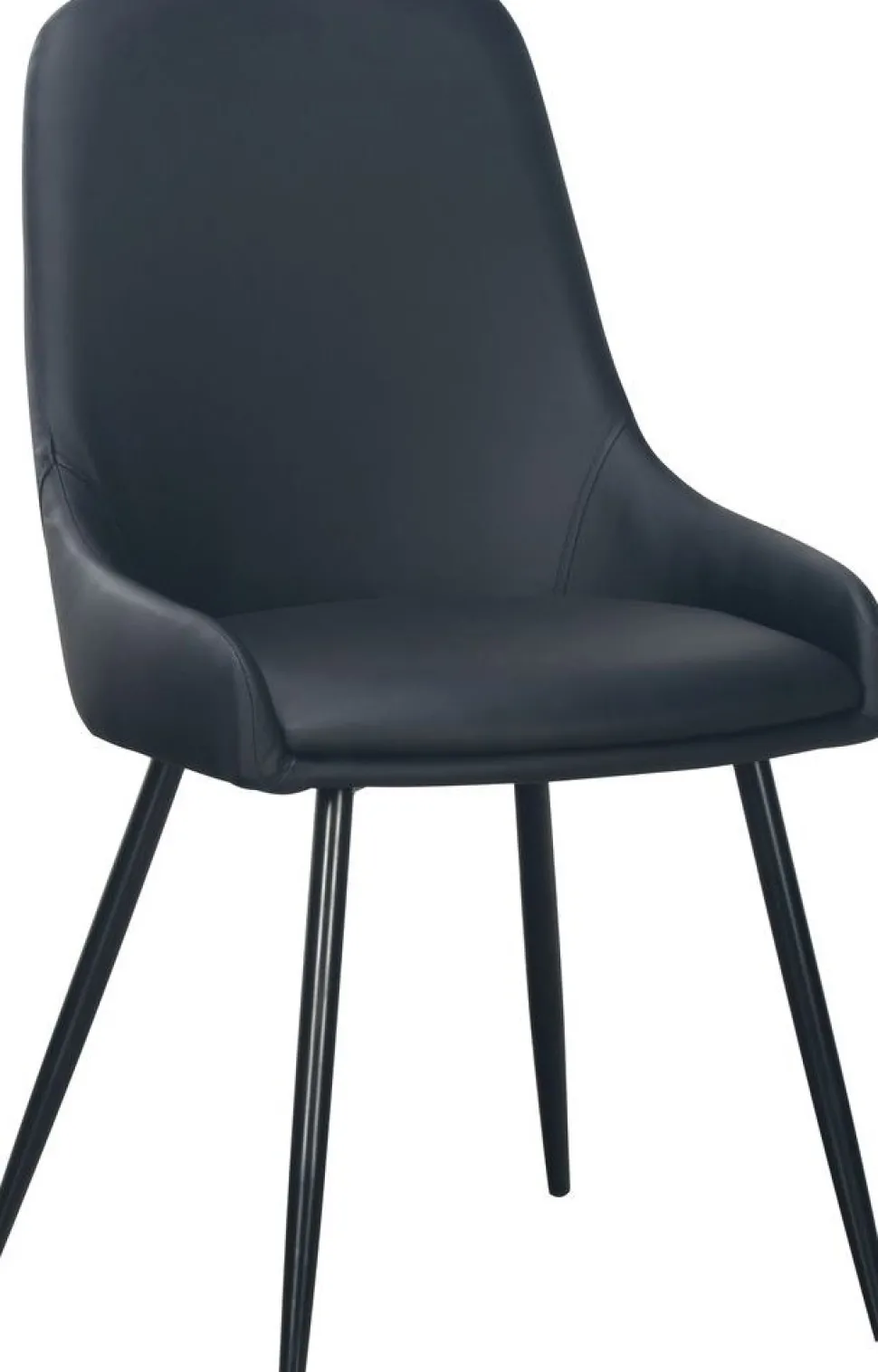 Theo stol - Svart PU + Möbeltassar