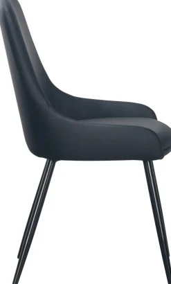 Theo stol - Svart PU + Möbeltassar