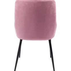 Theo stol i rosa sammet