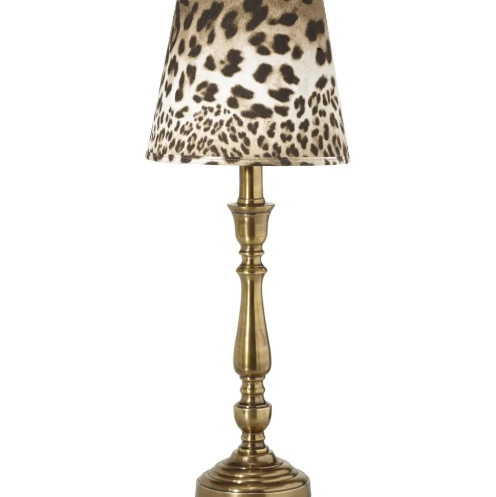 Therese lampfot - Antikmässing