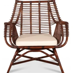 Tibble fåtölj i rotting - Valnöt + Textilrengöring för möbler