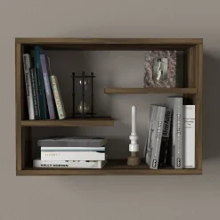 Tino vägghylla - Valnöt