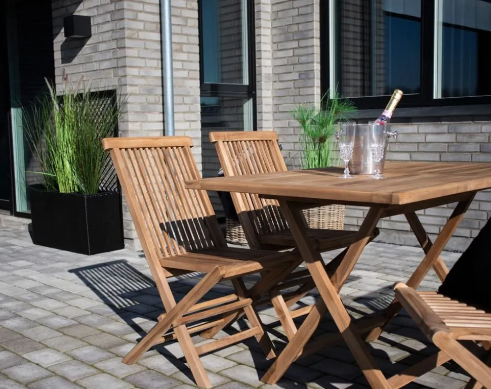 Toledo matstol - Teak + Träolja för möbler