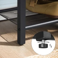 Tomas hallbänk 70 cm - Brun/svart