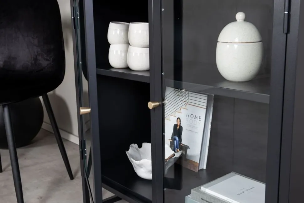 Torsnäs skåp med dörrar - Svart