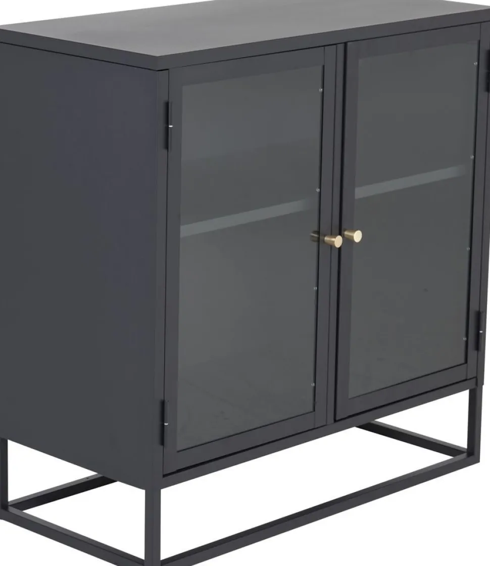 Torsnäs skåp med dörrar - Svart