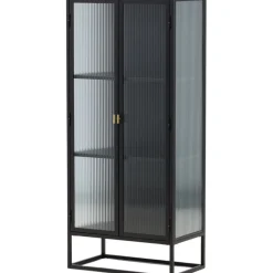 Torso vitrinskåp - Svart