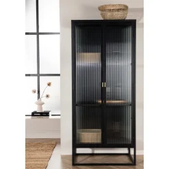 Torso vitrinskåp - Svart